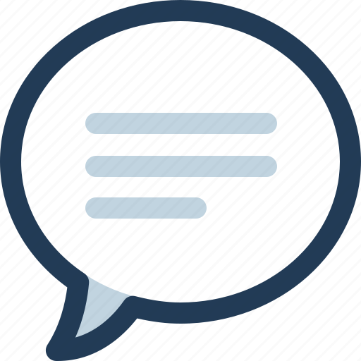 Bubble, chat, comment, conversation, message, speech, talk icon - Download on Iconfinder