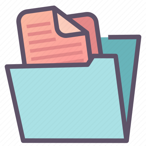 Document, folder, user icon - Download on Iconfinder
