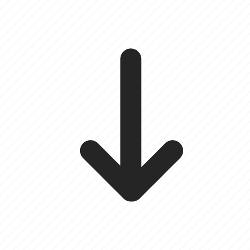 Arrowdown, arrow, down, direction icon - Download on Iconfinder
