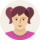avatar, girl, user, young, child, female, kid icon
