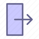 document, file, interface, out, right, user, web icon