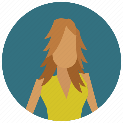 Account, avatar, brunette, user, woman icon - Download on Iconfinder