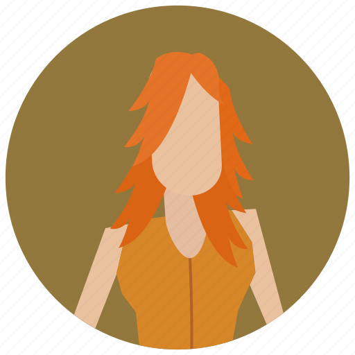 Account, avatar, ginger, user, woman icon - Download on Iconfinder