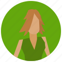 avatar, brown, hair, short, user, woman