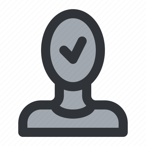Account, avatar, check, profile, user, verified icon - Download on Iconfinder