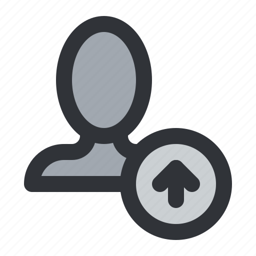 Account, avatar, profile, upload, user, arrow icon - Download on Iconfinder