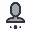 account, avatar, dots, loading, profile, user