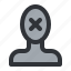 account, avatar, profile, remove, user 