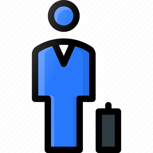 Business, person, stand, user, man, case icon - Download on Iconfinder
