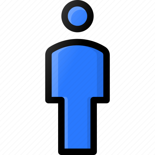Male, person, stand, user, man, account icon - Download on Iconfinder