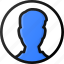 male, user, circle, account, profile, avatar 