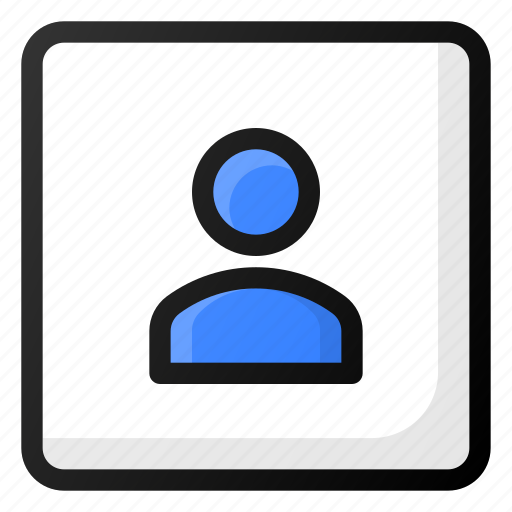 User, squere, account, profile, avatar icon - Download on Iconfinder