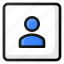user, squere, account, profile, avatar 