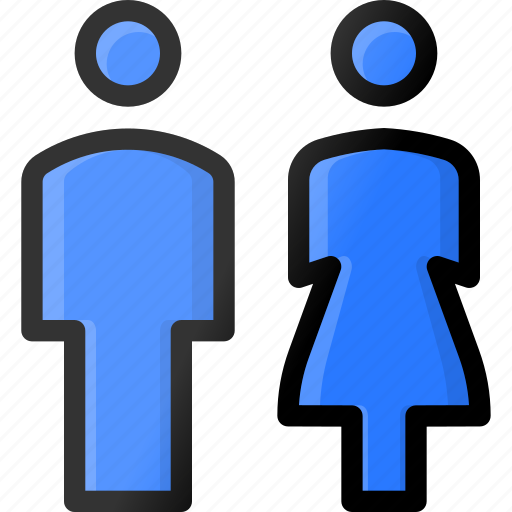 Wc, sign, closet, toilet, persons, woman, man icon - Download on Iconfinder
