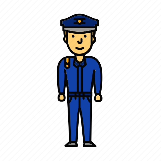 Guard, man, officer, police, policeman icon - Download on Iconfinder