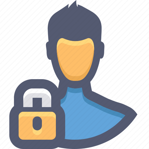 Access denied, account protection, block, block user, hide person, lock, user icon - Download on Iconfinder