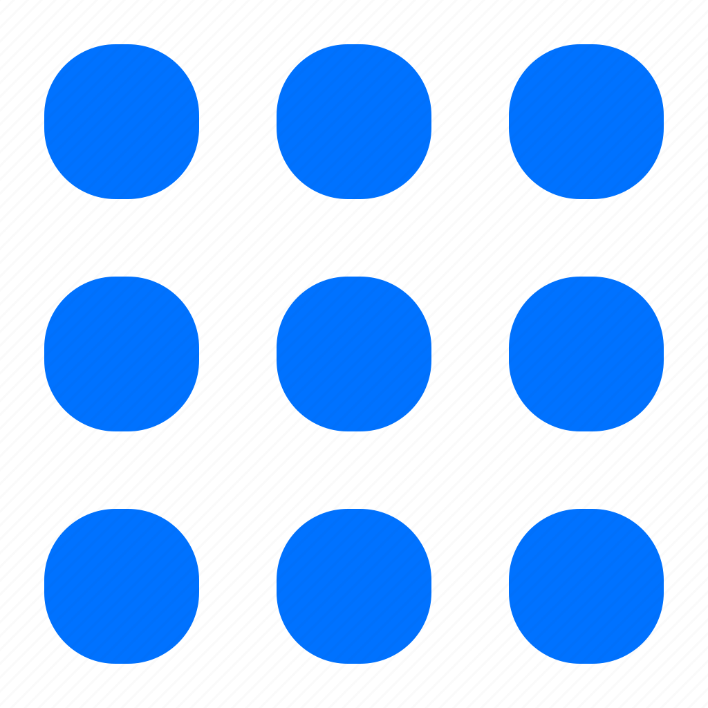 Иконки для меню игры. Blue simplify Dot 2.