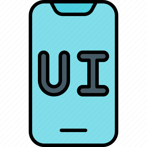 Ui, ux, mobile, phone, design, interface icon - Download on Iconfinder