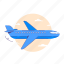 plane, flight, aeroplane, transportation, fly, aircraft, airplane, transport, travel 