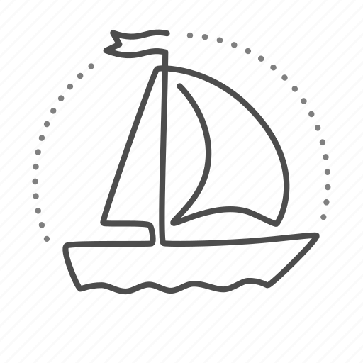 Sailing, boat, sea, ship, yacht icon - Download on Iconfinder
