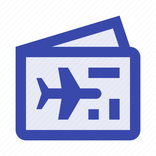 Air, plane, ticket, tourism, transportation, travel, vacation icon - Download on Iconfinder