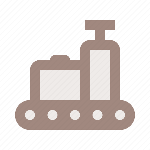 Belt, conveyer, luggage, scales, transportation, weight icon - Download on Iconfinder