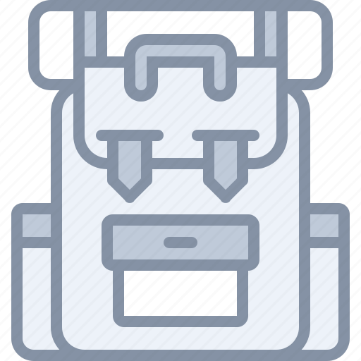 Backpack, camping, outdoors, travel, vacation icon - Download on Iconfinder