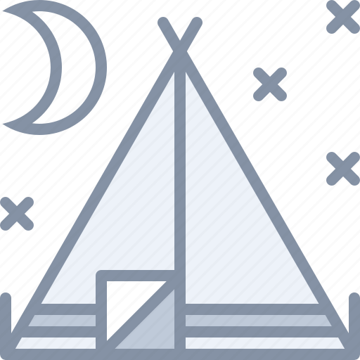 Camp, outdoors, tent, travel, vacation icon - Download on Iconfinder
