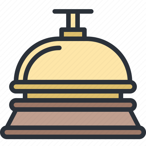 Alert, bell, hotel, reception, travel, vacation icon - Download on Iconfinder