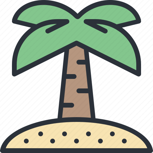 Exotic, island, palm, travel, tree, vacation icon - Download on Iconfinder