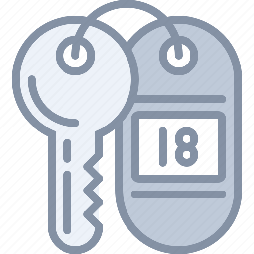 Hotel, key, room, security, travel, vacation icon - Download on Iconfinder