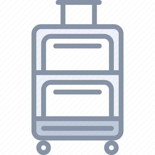 Luggage, transport, travel, trolley, vacation icon - Download on Iconfinder