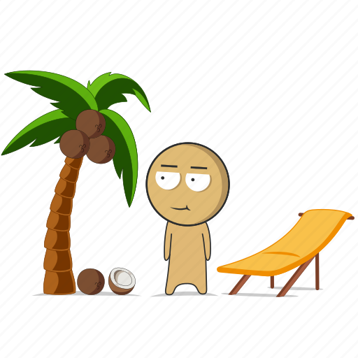 Vacation, palm trees, coconuts, freedom, travel, summer icon - Download on Iconfinder