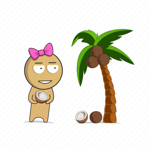 Vacation, palm trees, coconuts, celebration, party, love icon - Download on Iconfinder