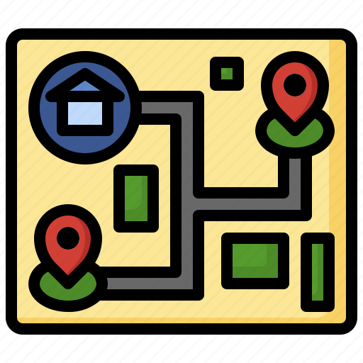 Navigation, map, gps, navigator, maps, and, location icon - Download on Iconfinder