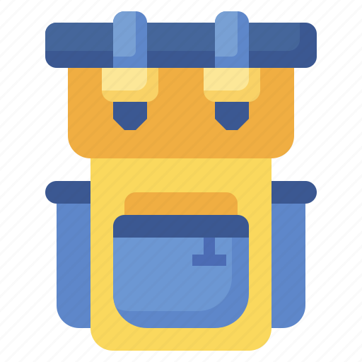 Backpack, luggage, camping, bags, baggage, bag icon - Download on Iconfinder