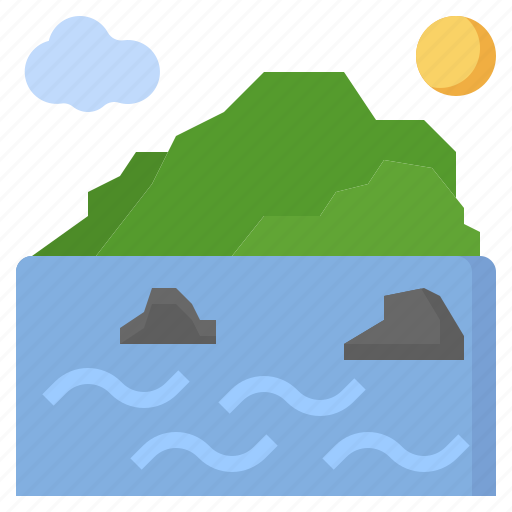 Island, vacation, beach, summer, landscape, nature icon - Download on Iconfinder