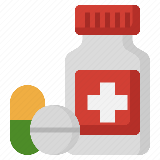 Medicine, drug, container, healthcare, and, medical, pill icon - Download on Iconfinder