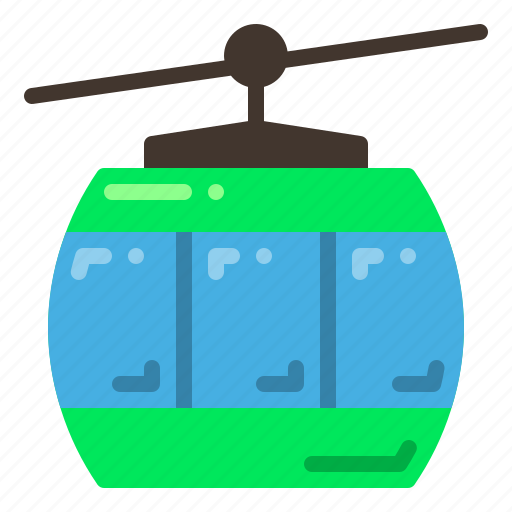 Cable car, cableway, ropeway, chairlift icon - Download on Iconfinder