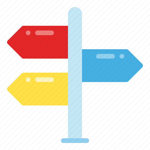 Signpost, guidepost, direction post, direction sign icon - Download on Iconfinder