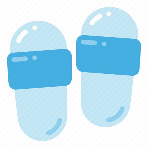 Slippers, sandals, footwear, hotel icon - Download on Iconfinder