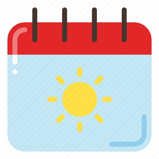 Summer, summertime, holiday, calendar icon - Download on Iconfinder