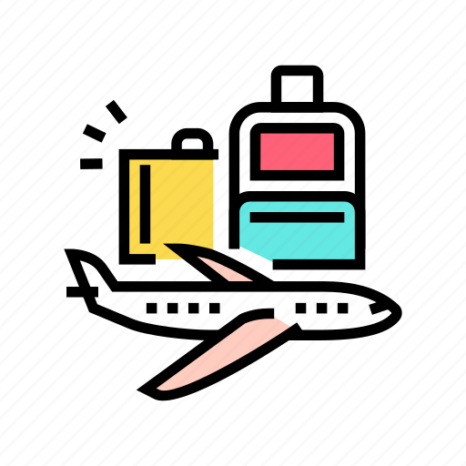 Airplane, audio, luggage, rentals, travel, vacation icon - Download on Iconfinder