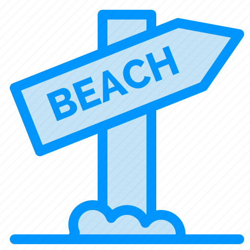 Beach, sign, travel, vacation icon - Download on Iconfinder