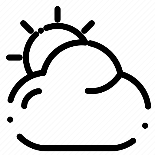 Beach, cloud, shinning, sun icon - Download on Iconfinder