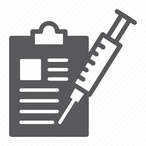 Immunization, program, vaccine, clipboard, syringe, vaccination, medical icon - Download on Iconfinder