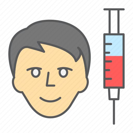 Adult, vaccination, vaccine, injection, man, syringe, covid-19 icon - Download on Iconfinder