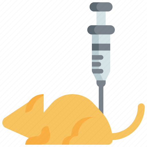 Experiment, animal, testing, mouse, rat, vaccine, syringe icon - Download on Iconfinder
