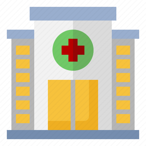 Hospital, health clinic, healthcare and medical, urban, pharmacy icon - Download on Iconfinder