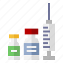 vaccine, syringe, medical, dose, intravenous 